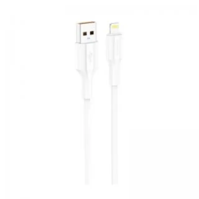 Καλώδιο Σύνδεσης USB 2.0 Foneng XS01 USB A σε Lightning 2.4A 12W 1m Λευκό N68720 2