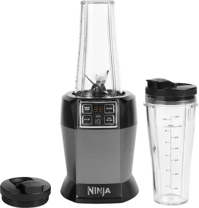 Ninja BN495EU Μπλέντερ για Smoothies 0.7lt 1000W Γκρι