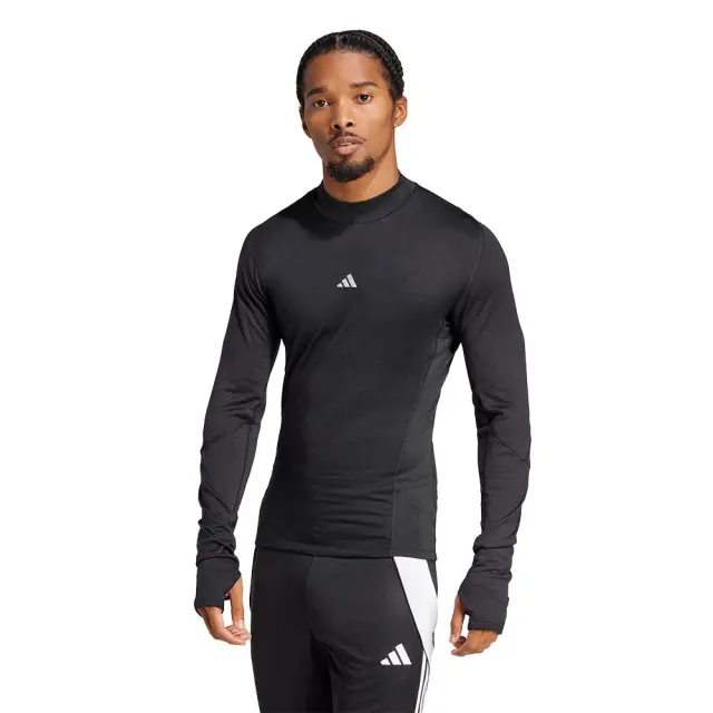 adidas Sportswear Men's TechFit Long Sleeve Tee Μαύρο JL5623 (adidas Performance) - Medium