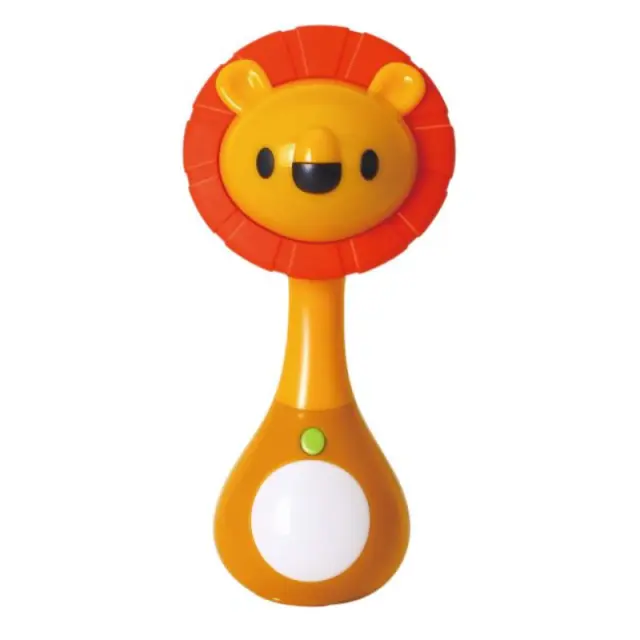 Bo Jungle: Μουσικό παιχνίδι με φως - Rattle Lion για 3+ μηνών BJ-B925740