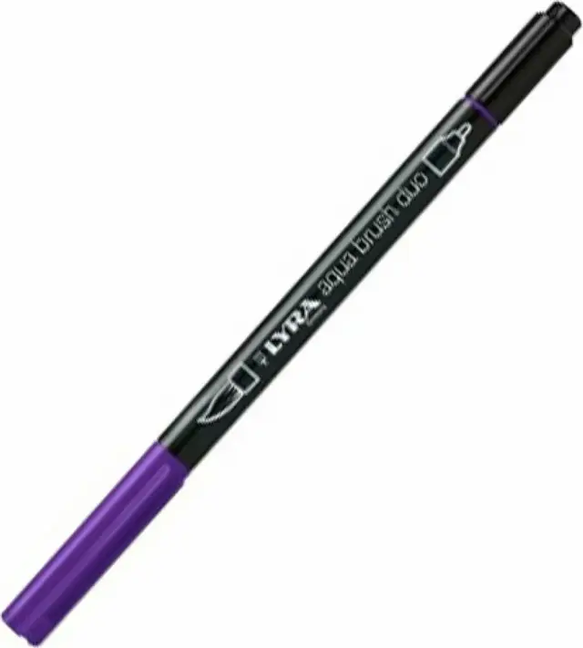 Μαρκαδόρος Πινέλο Lyra Aqua Brush Duo Cobalt Blue Violet/ 6520037 (Lyra)