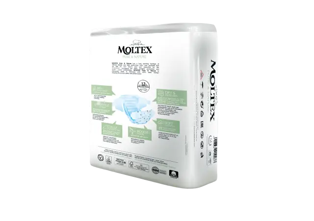 Moltex Pure & Nature Οικολογικές Πάνες No6 XL 13-18kg 21 τεμάχια 3