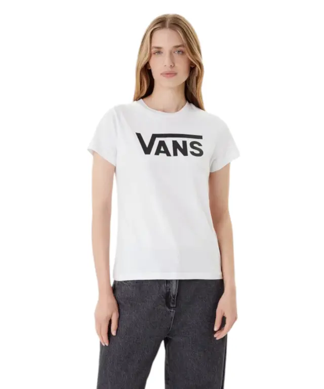 Vans - Γυναικείο Κοντομάνικο T-Shirt Wm Flying V Crew Tee VN0A3UP4-WHT Λευκό - XS