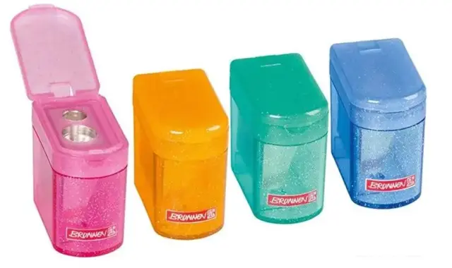 Ξύστρα Διπλή Glitter Μεταλλικό Clicki / 2729848 (Brunnen)