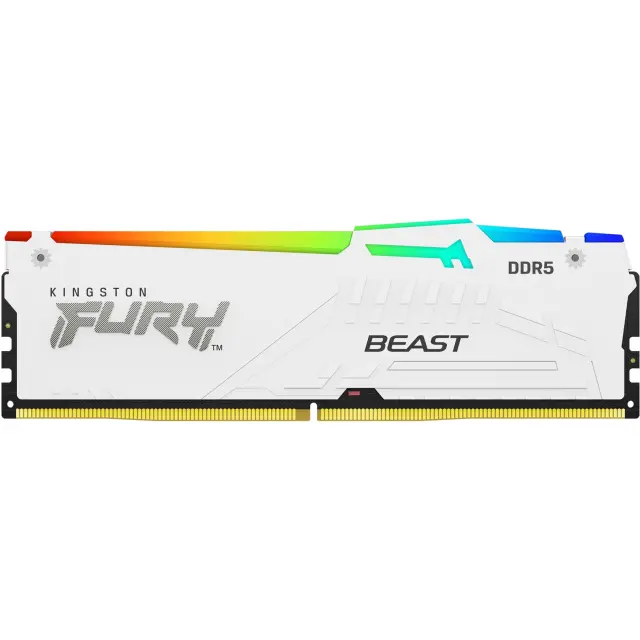 Kingston DIMM 32 GB DDR5-6000 (white, KF560C36BWEA-32, FURY Beast RGB, AMD EXPO)