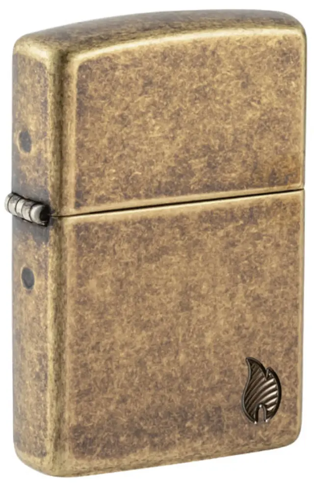 ZIPPO Αναπτήρας - Armor® Antique Brass Flame (46400)