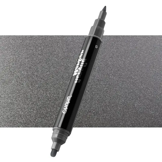 Ohuhu Acrylic Marker με Διπλή Μύτη M706 - Metallic Grey (OHUHU)