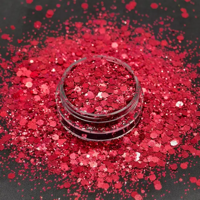 Chunky glitter 20gr, Κόκκινο