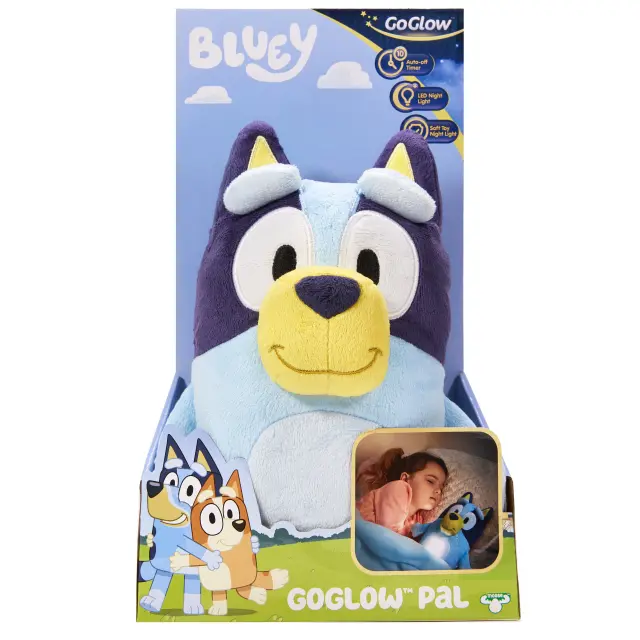 Bluey - Kids Light Up Bedtime Pal - Soft toy night light - 10045 - Baby and Children