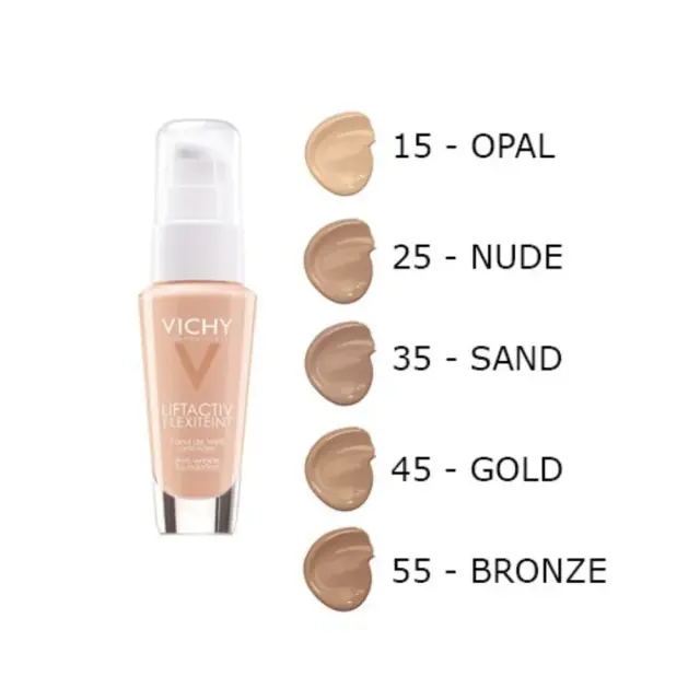 Vichy | Liftactiv Flexiteint Anti Rinkle Foundation N 15 SPF 20 | Αντιρυτιδικό Make Up Απόχρωση 15 & SPF 20 | 30ml 2
