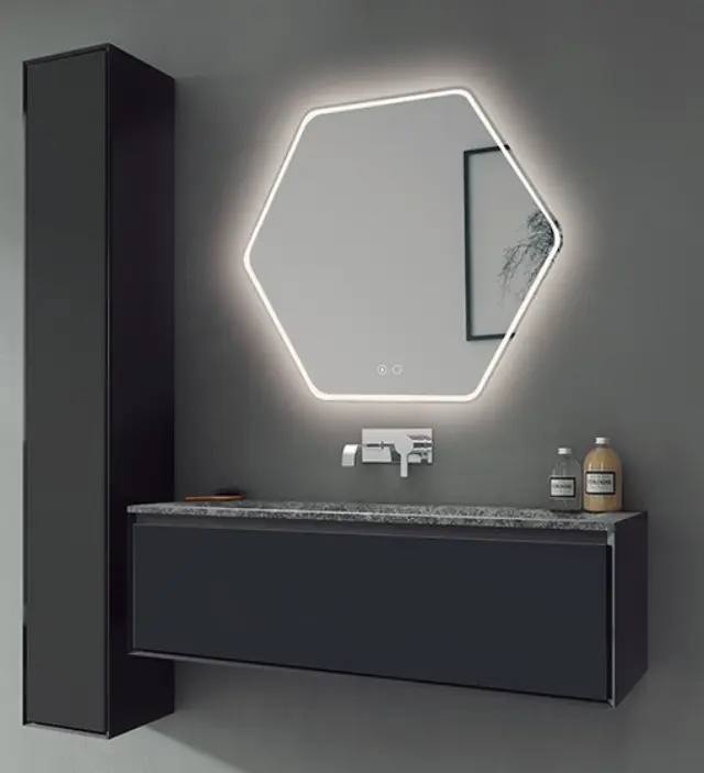 ΚΑΘΡΕΦΤΗΣ ΜΠΑΝΙΟΥ EBIR COLETTE ΜΕ ΦΩΤΙΣΜΟ LED ΑΦΗΣ Φ-750ΜΜ