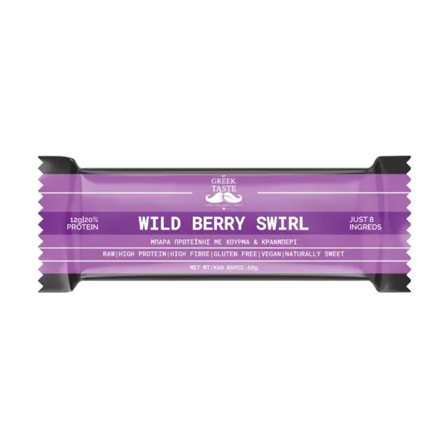 Wild Berry Swirl No Guilt Protein Dessert - myGreekTaste - 60gr 5214002412982