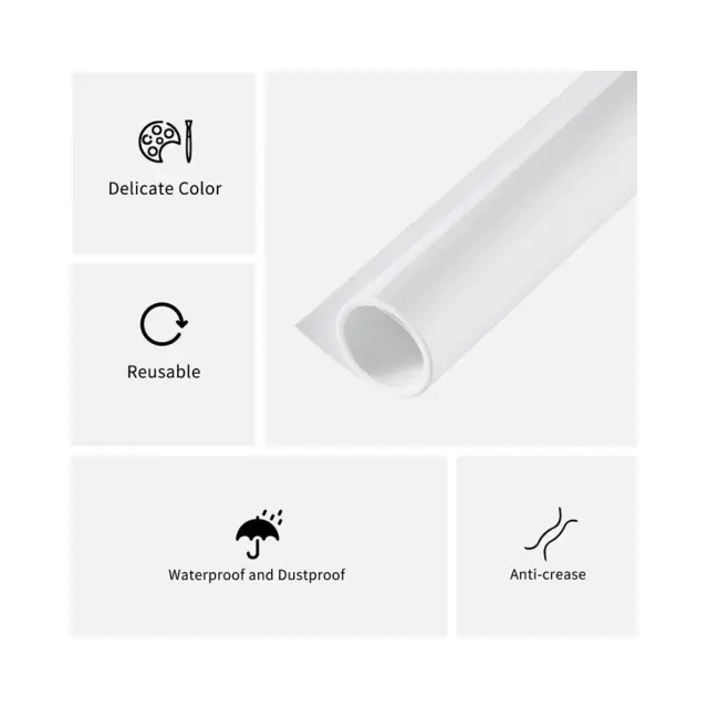 Visico Φόντο PVC 150x200cm Λευκό 3