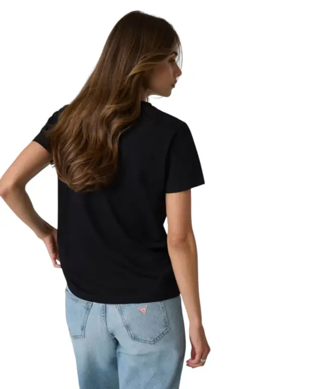 Guess - Γυναικείο T-Shirt Regular Fit W4YI10J1314-JBLK Μαύρο 3
