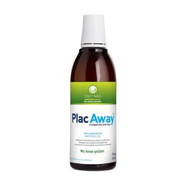 PlacAway Daily Mild με Ήπια Γεύση Δυόσμου Στοματικό Διάλυμα Καθημερινής Προστασίας με Ήπια Γεύση Δυόσμου 500ml