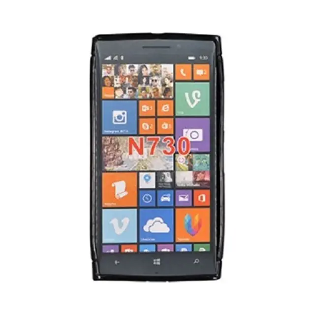 Θήκη Σιλικόνης S-Line Case Για Nokia Lumia 730 Μαύρη 2