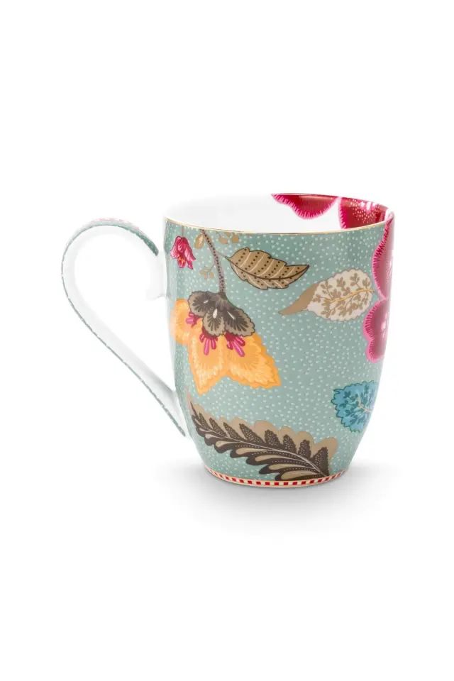 PIP STUDIO - ΠΟΡΣΕΛΑΝΙΝΗ ΚΟΥΠΑ XL BLOOMING TALES BLUE 450ml - One size 2