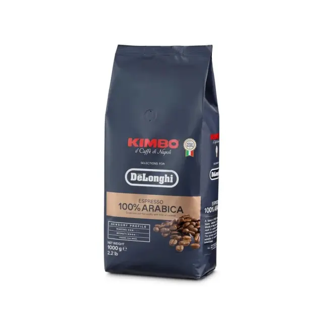 Kimbo De'Longhi Espresso 100% Arabica 1kg Σε Κόκκους