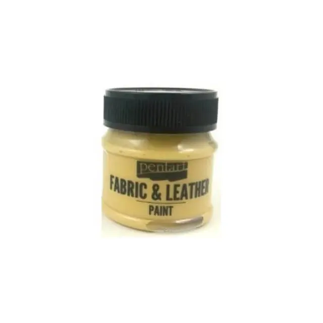 Fabric and leather paint 50 ml, Pentart -Χρώμα για ύφασμα και δέρμα, Καφέ απαλό