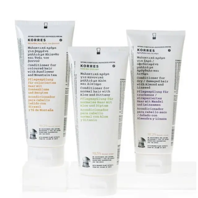 ΚΟΡΡΕΣ Conditioner Μαλακτική Κρέμα Ηλίανθο + Τσάι του Βουνού Για Βαμμένα Μαλλιά 200ml 2