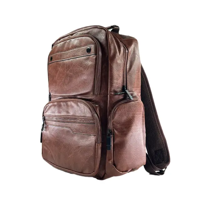 MCAN Σακίδιο Πλάτης Δερματίνη 41x28x13cm Z-719 2