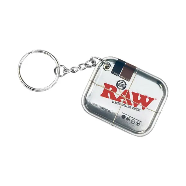 RAW Steel Miniature Rolling Tray Key Chain