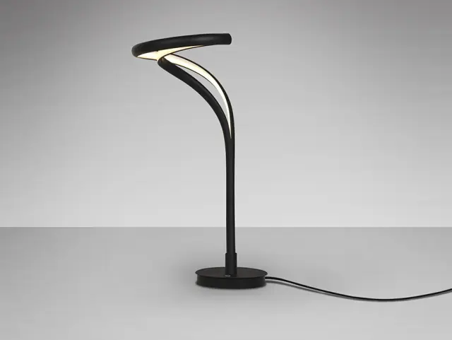 DANZA Large Black Table Lamp – Επιτραπέζιο LED Φωτιστικό 21W Μαύρο Ματ 2