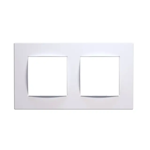 PRIME CLASSIC ΠΛΑΙΣΙΟ 2 ΘΕΣΕΩΝ ΛΕΥΚΟ IP20 / 1000120101