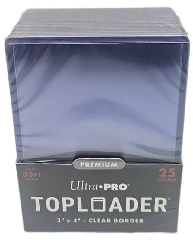 UP - Toploader - 3" x 4" Super Clear Premium (25 pieces)