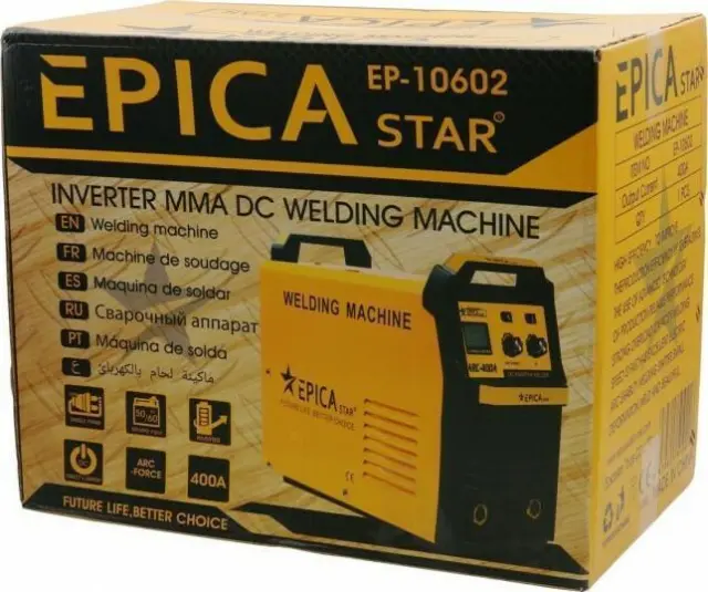 EP-10602 Ηλεκτροκόλληση Inverter 400A (max) Ηλεκτροδίου (MMA) 2