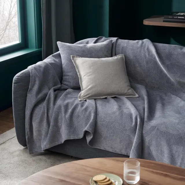 Ριχτάρι Τετραθέσιου Gofis Home Nimbus 20-07-447-4/09 Blue Grey  180x350 3