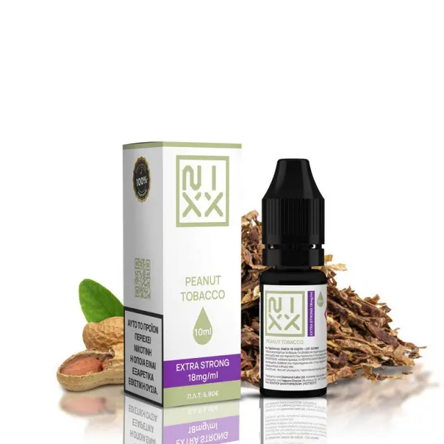 Nixx Peanut Tobacco Έτοιμο Υγρό 10ml 18mg