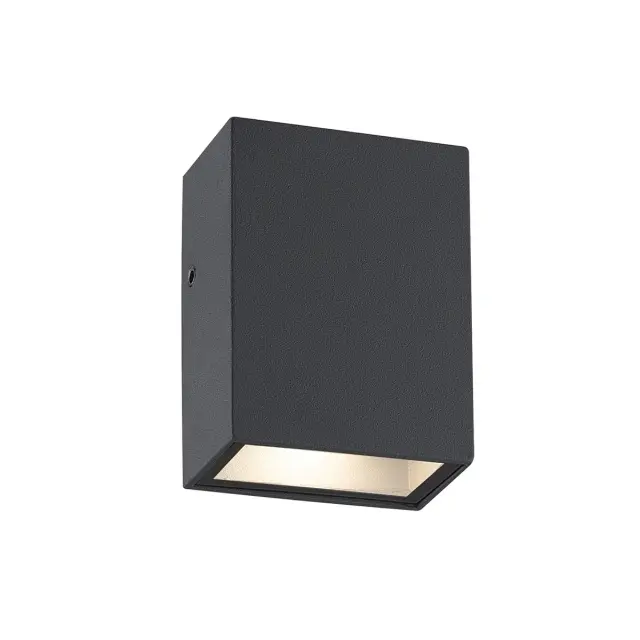 Cam Φωτιστικό Led τοίχου 3W 3000K IP54 6.5x8.8x4cm ανθρακί 2