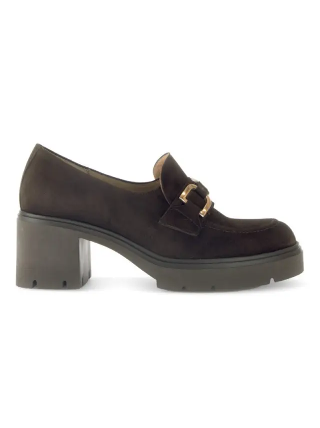 Gabor Μοκασίνια-Loafers Γυναικείο δέρμα Nubuck Καφέ GAB/55312 18-CHOCOLATE - 41 3