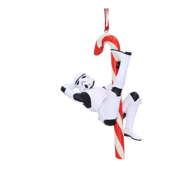 Stormtrooper Candy Cane Hanging Ornament 12cm - Fan Shop and Merchandise