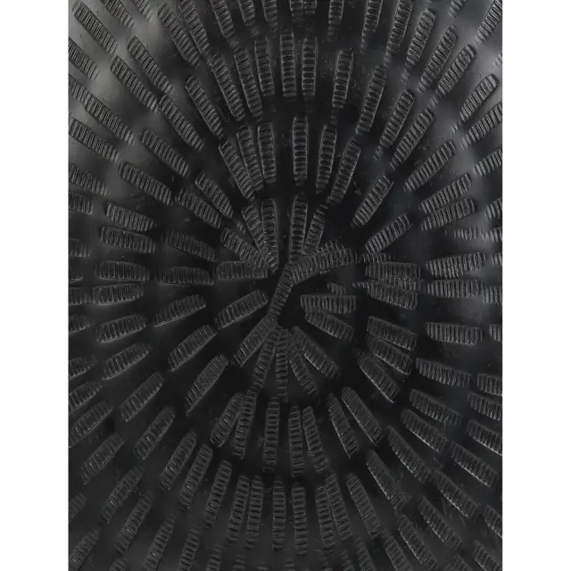 Βάζο Μαύρο Μέταλλο 34x12x41cm 3