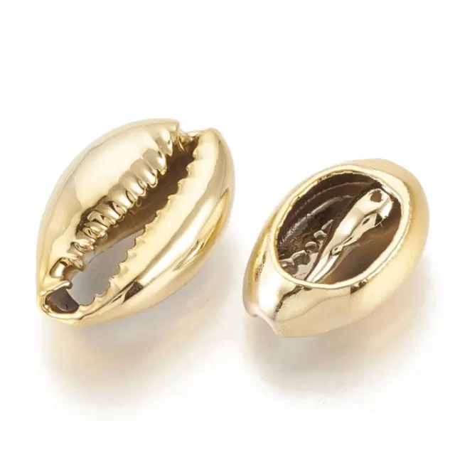 Κοχύλι Επιμεταλλωμένο (στοιχείο) Gold ~15/18mm - 10τεμ