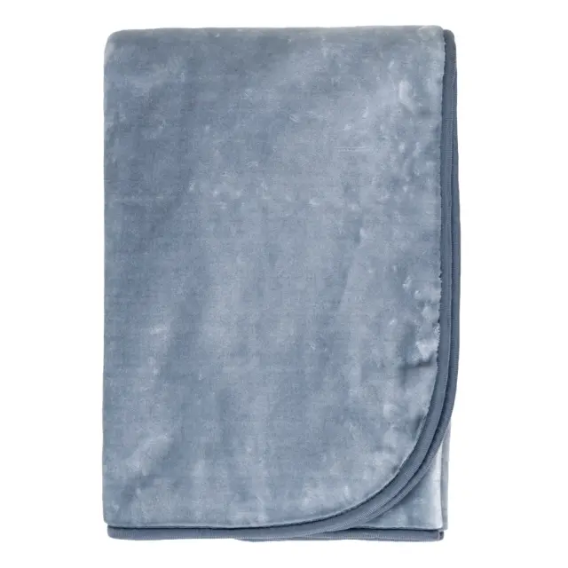 Κουβέρτα Βελουτέ Κούνιας Kentia Notte 2619 Blue 100x140 2