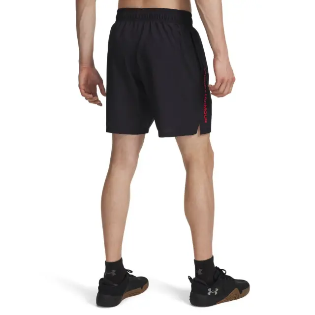 Under Armour Woven Shorts (1383356-007) - Μαύρο-Κόκκινο 2