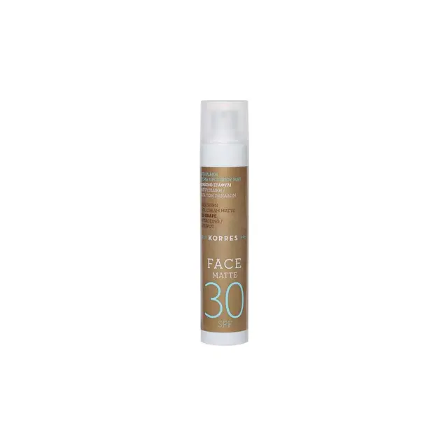 ΚΟΡΡΕΣ Antispot Matte SPF 30 - Αντηλιακό Προσώπου Κόκκινο Σταφύλι Για Ματ Αποτέλεσμα 50ml