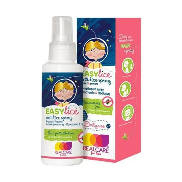 Real Care Easy Lice Αντιφθειρικό Spray 100ml