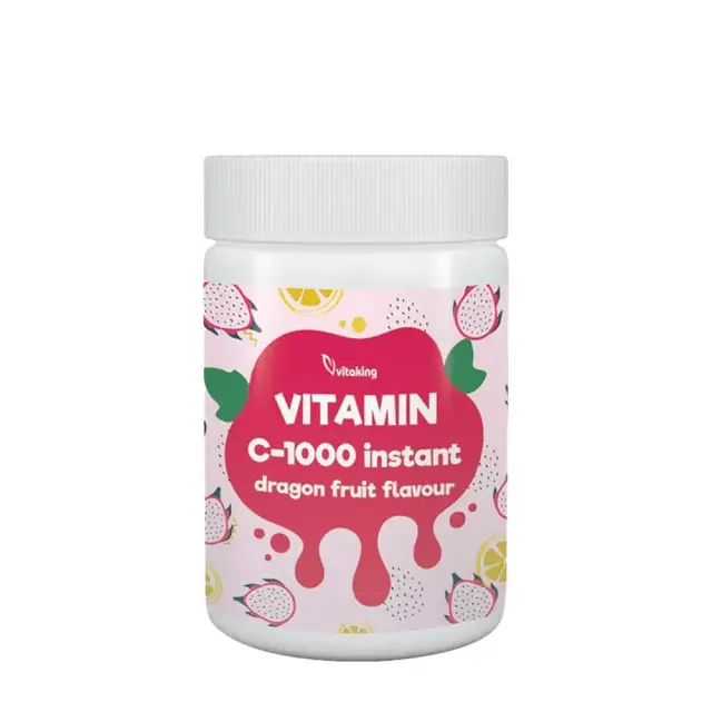 Vitaking Instant Supreme Vitamin C Powder Dragon Berry, 150 g