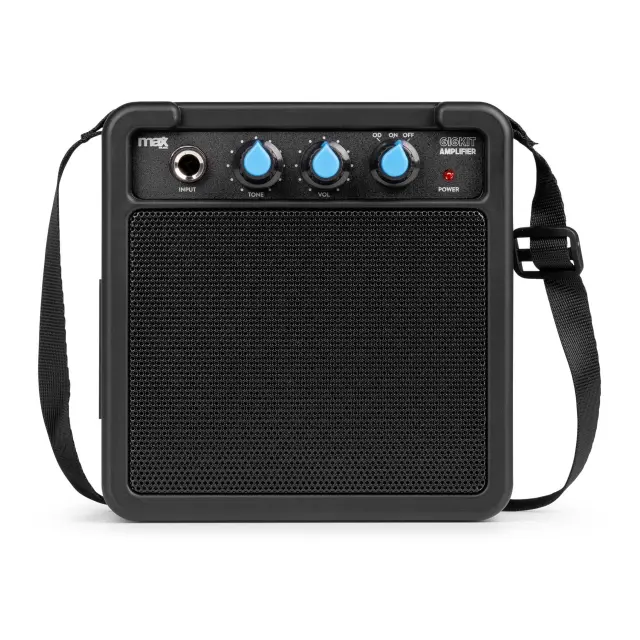 MAX GIGKIT ΦΟΡΗΤΟΣ ΕΝΙΣΧΥΤΗΣ ΗΛΕΚΤΡΙΚΗΣ ΚΙΘΑΡΑΣ 10W ΜΕ ΜΠΑΤΑΡΙΑ 2