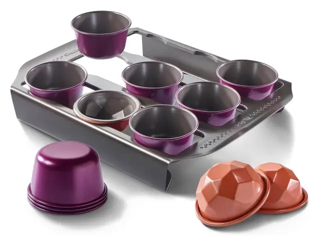 Bάση με Φόρμες για κέικ Tefal Creabake Starter J304SS04 - 13 τεμάχια J304SS