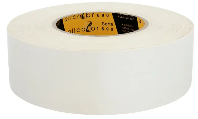 ALLCOLOR GAFFER-TAPE Professional Fabric Tape – Gaffer 50mm x 50m white (690-50 W)