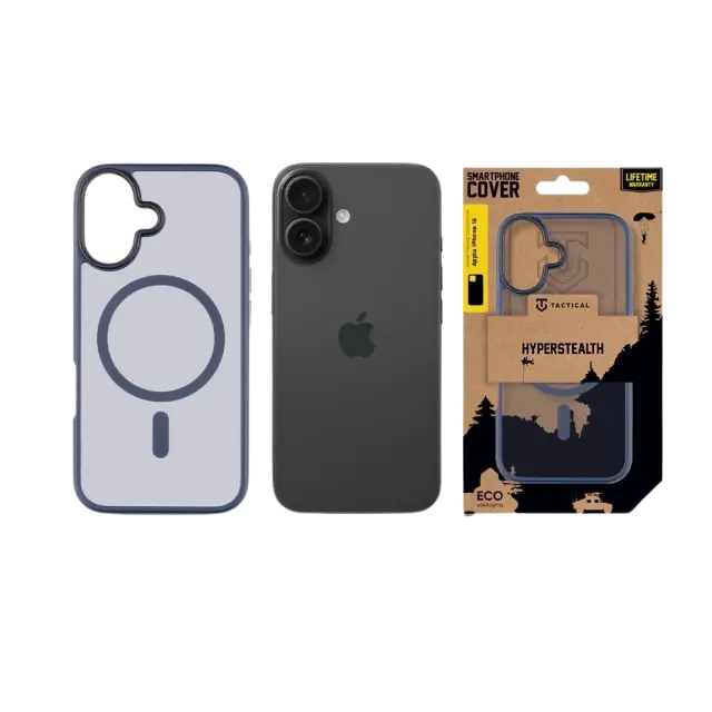 Tactical MagForce Hyperstealth Cover for Apple iPhone 16 Deep Blue 3