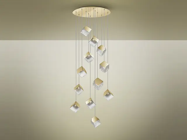 PRISCILA LAMP 12L GOLD φωτιστικό κρεμαστό Χρυσό 2