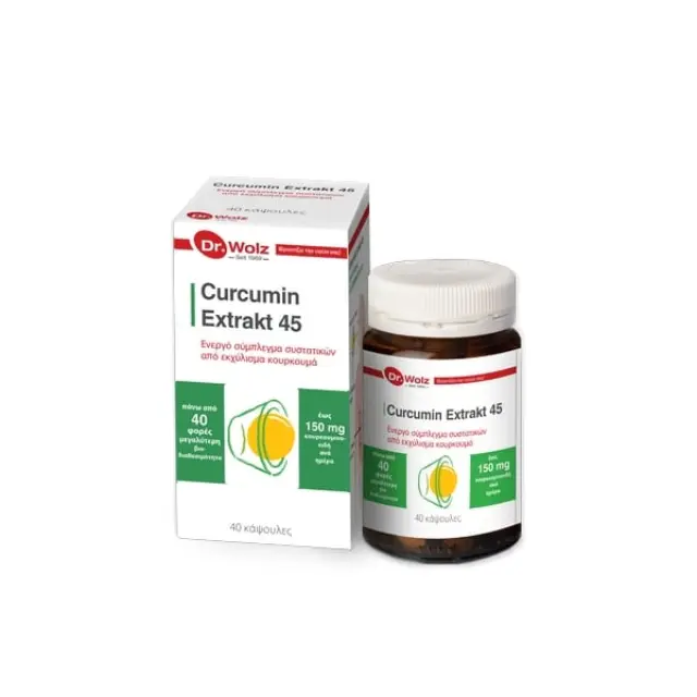 Power Health | Dr. Wolz Curcumin Extrakt 45 | 40caps