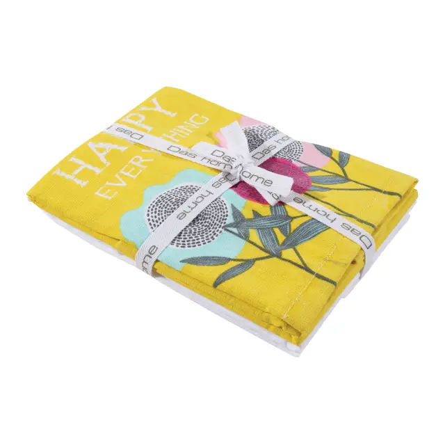 Πετσέτες Κουζίνας Σετ 2 Τεμ 40Χ65 Cotton Das Home 0640 Πολύχρωμο