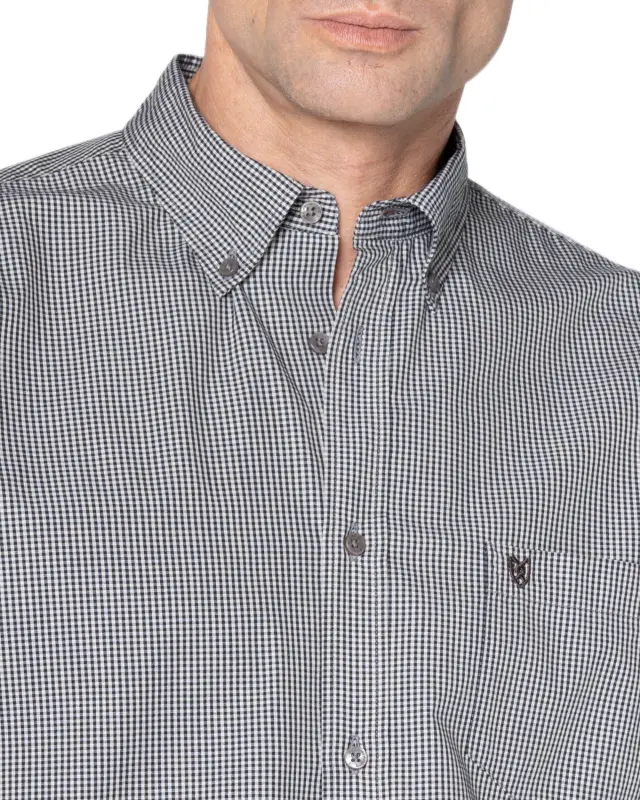 The Bostonians Chester ανδρικό μακρυμάνικο πουκάμισο regular fit 3AACH8614N-1 2